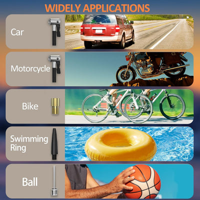 HefooHome portable tire inflator 160PSI cordless air pump for car and bike tires.
HefooHome compact air compressor with LED light and digital pressure gauge.
HefooHome fast inflation air pump for cars, motorcycles, bicycles, and sports balls.
HefooHome cordless portable air compressor with auto shut-off for emergency use.
HefooHome 160PSI digital air pump with LED light and power bank function.
HefooHome portable air compressor for inflating tires, sports equipment, and more.
HefooHome emergency tire in